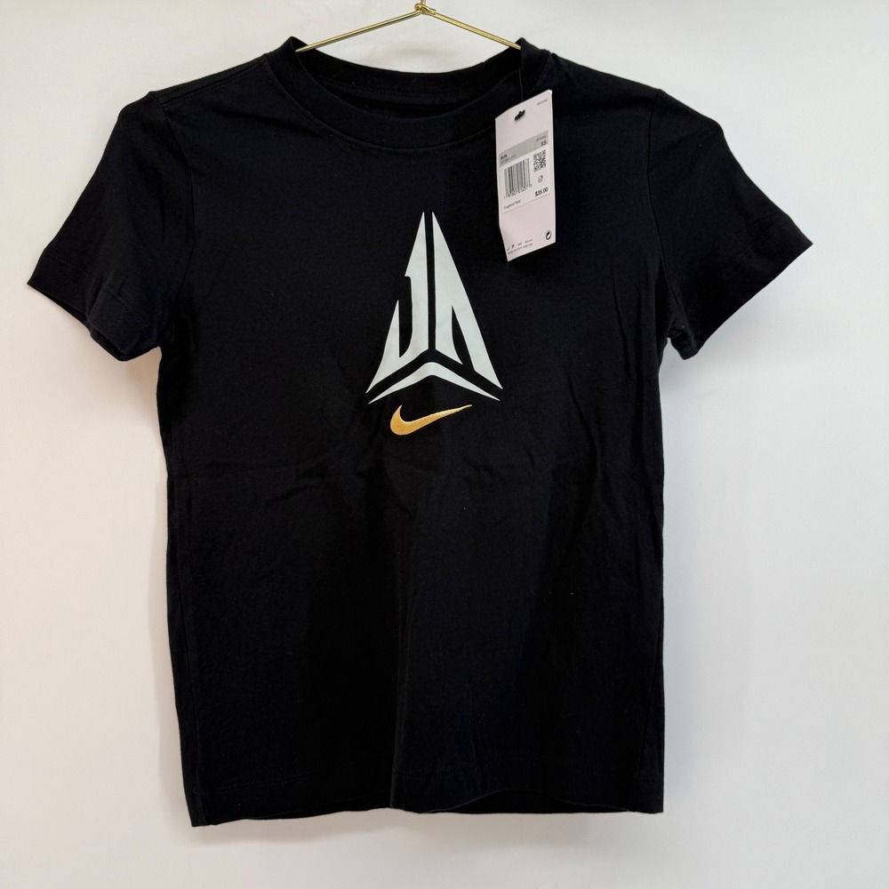 Kids Nike Ja Morant Basketball Graphic Tee Black XS HF5991-010